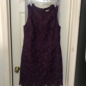 Purple Lace LOFT Dress